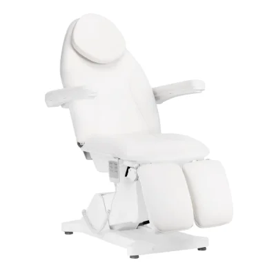Електрически козметичен стол Sillon Basic Pedi с 3 мотора - БЯЛ