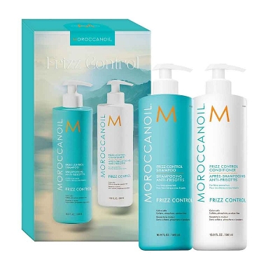 Комплект за изглаждане на косата с арганово масло Moroccanoil Frizz Control KIT DUO 2x500ml