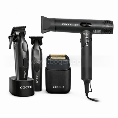 COCCO COMBO Машинка + Тример + Шейвър + Сешоар