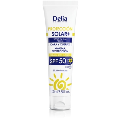 Delia Слънцезащитен крем SPF 50+ 100 мл