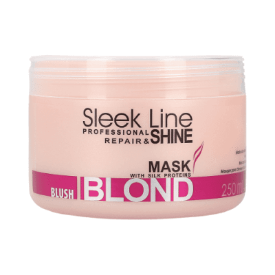 РЕГЕНИРИРАЩА МАСКА ЗА РОЗОВИ И ЧЕРВЕНИ НЮАНСИ SLEEK LINE- BLUSH BLOND 250мл.