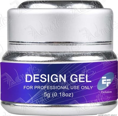Design gel - Черен дизайн гел за трансфер и рисуване 5мл