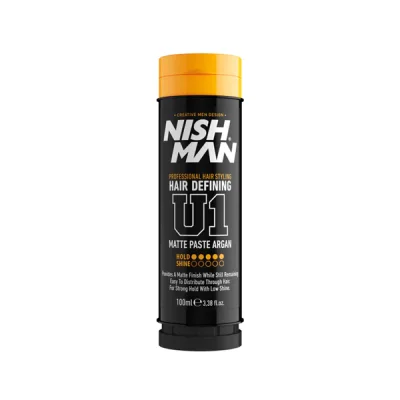 Nishman Hair Defining U1 - Матираща паста с арганово масло 100 мл