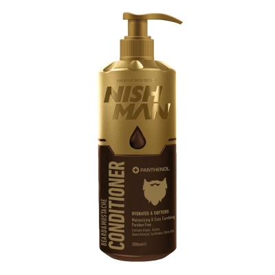 NISHMAN Beard & Moustache Care Conditioner - Балсам за брада и мустаци 200мл
