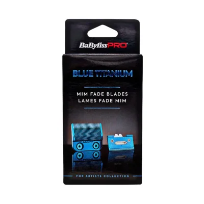 Babyliss Blue Titanium ЪГЛОВО РЕЖЕЩО НОЖЧЕ за машинки