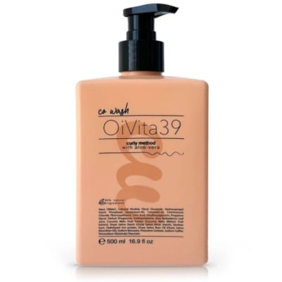 OiVita39 Co-Wash Curly метод- Измиващ балсам за къдрава коса с алое вера 500мл