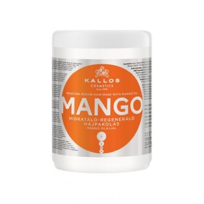 KALLOS HAIR MASK MANGO Овлажняваща Възстановяваща маска за коса  1000 мл.