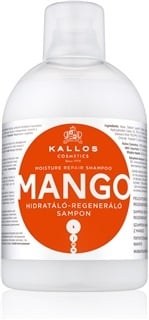 KALLOS HAIR SHAMPOO MANGO Овлажняващ Възстановяващ шампоан за коса  1000 мл.