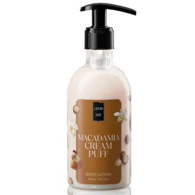 LAVISH CARE Macadamia Cream Body Lotion Puff Макадамия Крем лосион за тяло Пуф 300 мл