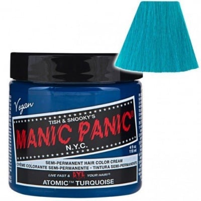 Manic Panic Atomic Turquoise боя за коса