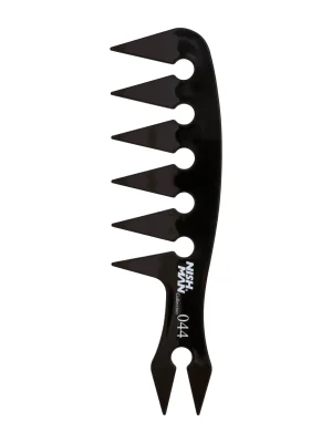 NISHMAN HAIR COMB 044 – ПРОФЕСИОНАЛЕН ГРЕБЕН С ДВОЙНИ ЗЪБЦИ ЗА ПОДСТРИГВАНЕ И СТИЛИЗИРАНЕ
