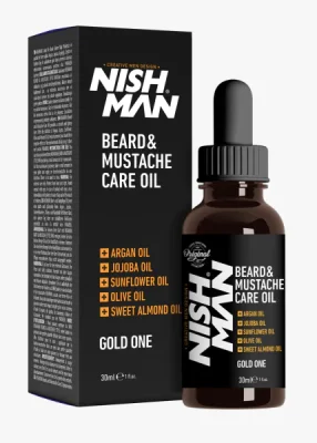 NISHMAN Beard and Mustache Care Oil - Масло за грижа за брада и мустаци 30мл.
