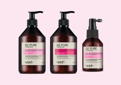 NIAMH BE PURE - HAIR FALL КОМПЛЕКТ ОТ ШАМПОАН, МАСКА И ЛОСИОН ПРОТИВ КОСОПАД