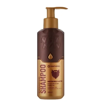 Nishman Beard & Mustache Shampoo - Шампоан  за брада 200 мл