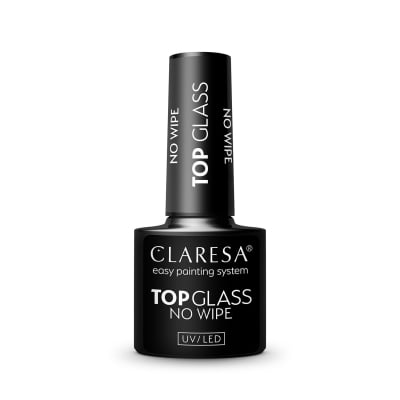 Claresa Top Glass No Wipe хибриден топ за нокти 5гр