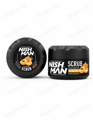 NISHMAN Face & Skin Scrub Apricot 300мл. – Дълбоко почистващ скраб с кайсия за лице и тяло