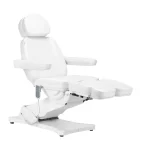 Електрически козметичен стол Sillon Classic, 3 мотора, бял