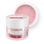 Claresa Soft&Easy Glam Pink – Самоизравняващ изграждащ гел с блясък 45гр.