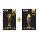 WAHL Magic Clip Gold 5* + WAHL Detailer Gold - Combo Limited Edition, Комплект професионални машинки за подстригване