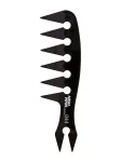 NISHMAN HAIR COMB 044 – ПРОФЕСИОНАЛЕН ГРЕБЕН С ДВОЙНИ ЗЪБЦИ ЗА ПОДСТРИГВАНЕ И СТИЛИЗИРАНЕ