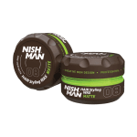NISHMAN 08 Hair Styling Wax Matte / Clay - Матова вакса силна фиксация