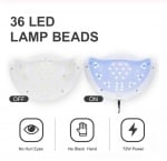 UV/LED лампа маникюр NEW 5 PLUS 72 W - две ръце